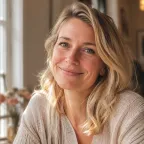 Portret van Lotte van Dijk bij zacht daglicht